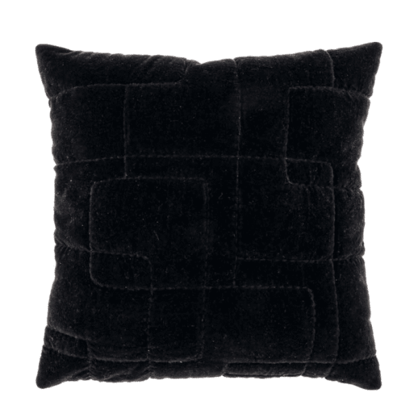 Coussin  nika noir 45 x 45 cm