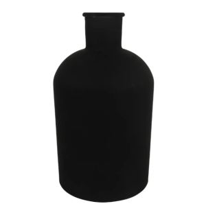 Vase bouteille dena noir 31 cm