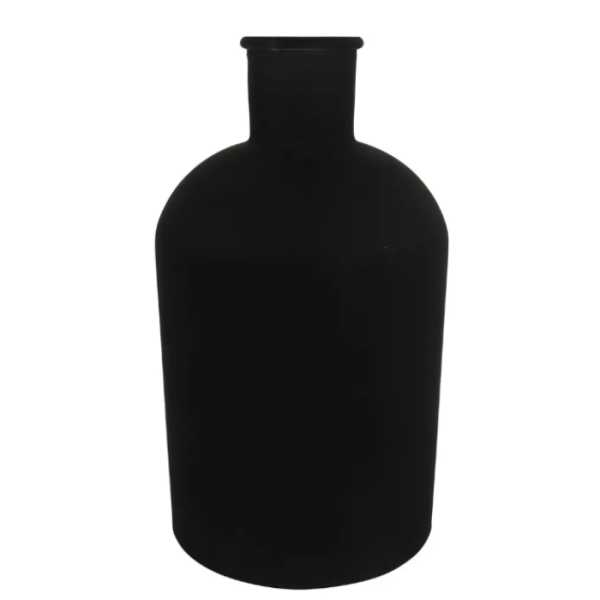 Vase bouteille dena noir 31 cm