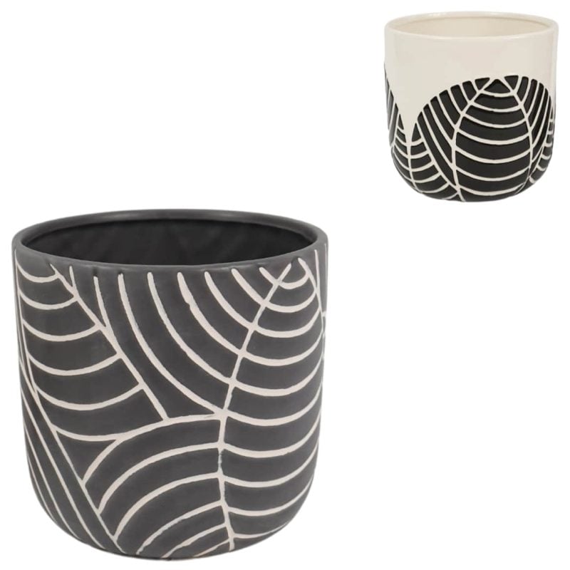 Vase à motif 13 cm 2 assortis – Image 1