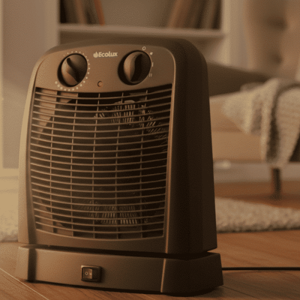 Radiateur Soufflant Oscillant Ip21 Ecolux