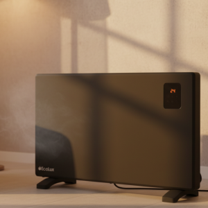 Panneau rayonnant 1500 W avec affichage LED et télécommande  ECOLUX