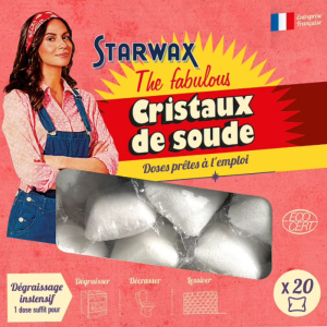 Cristaux de soude doses 20 x 20g Starwax Fabulous dégraissage instensif