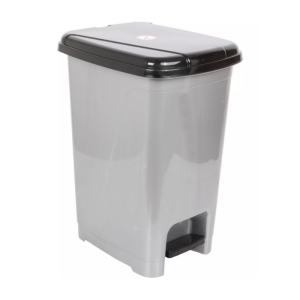 Poubelle à pedale fine sans seau interieur 25l