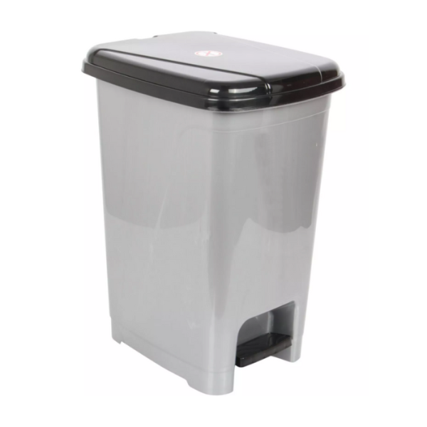 Poubelle à pedale fine sans seau interieur 25l