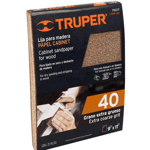 Papier Abrasif Pour Bois Grain 40