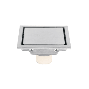 Caniveau Reversible 10X10Cm En Acier Inoxydab