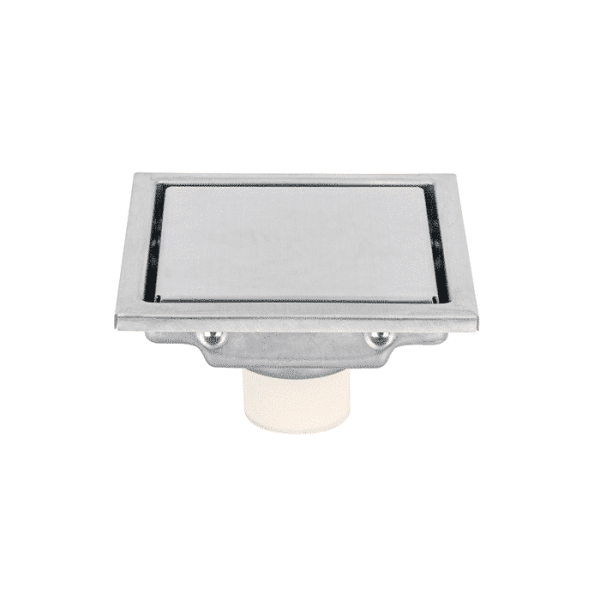 Caniveau Reversible 10X10Cm En Acier Inoxydab