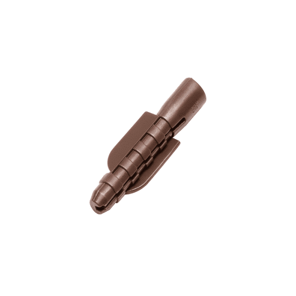Bouchons En Plastique 7,9 Mm Marron 50 Pièces