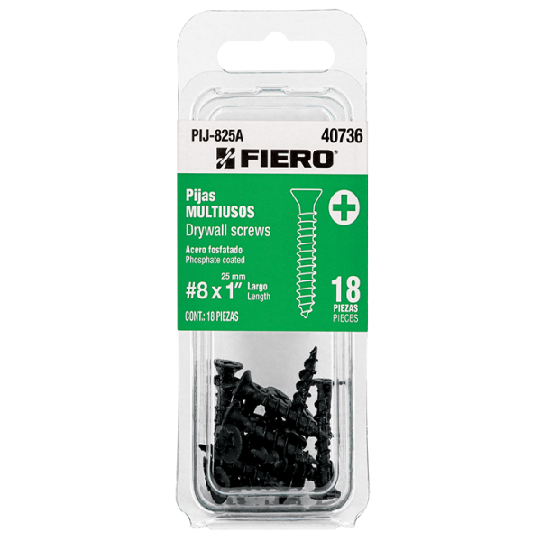 Vis Multi-Usages 4,16X25,4Mm 18 Pièces