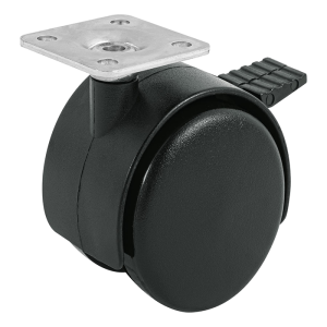 Roue Type Yo-Yo Avec Plaque Et Frein De 50 Mm