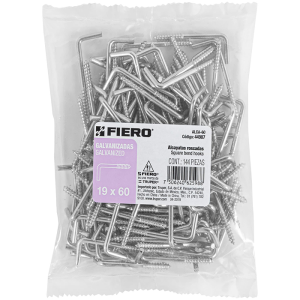 Crochets Filetés De 19X58,4Mm 144 Pièces