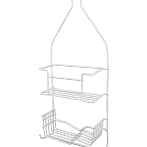 Organisateur De Douche Avec Couvercle En Plastique Blanc 50X25 Cm
