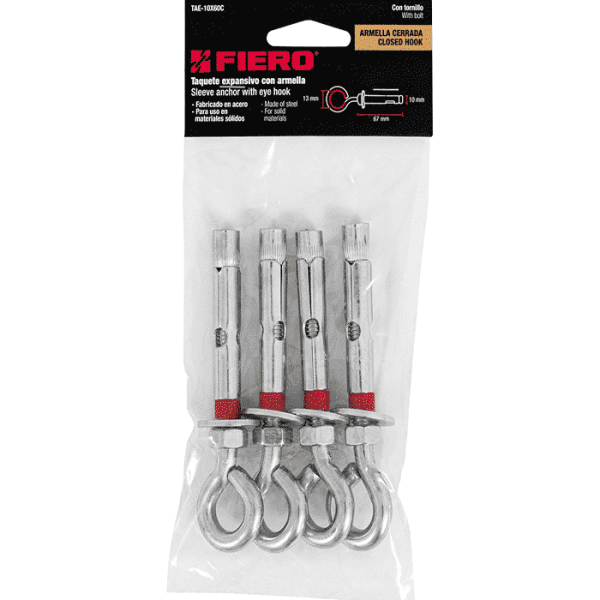 Bouchons Extensibles 10X65 Mm 4 Pièces