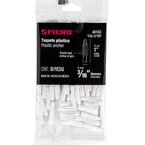 Bouchons En Plastique 4,8Mm Blanc 50 Pièces