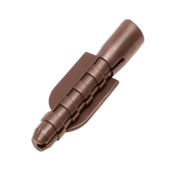 Bouchons En Plastique 7,9 Mm Marron 20 Pièces