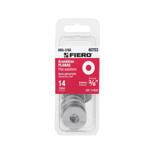Rondelles Plates Galvanise 9,5 Mm 14 Pièces