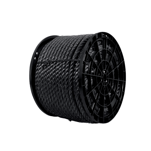 Corde En Polypropylène Noir 25 Mm Bobine De 30 Kg