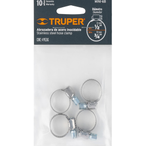 Mini-colliers à vis sans fin 13-19mm 4 pièces