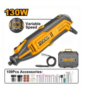 Mini perceuse + 109 accessoires en coffret 130 W