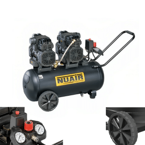 COMPRESSEUR A AIR NUAIR SILENCIEUX SILTEK 50D 50L