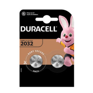 Piles bouton lithium CR2032 duracell  2 pièces