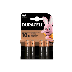 Piles pluspower AA duracell  4 pièces
