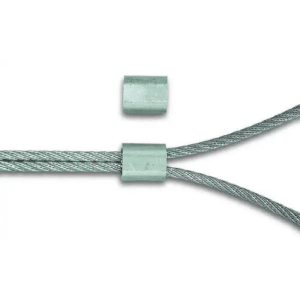 2 manchons aluminium diamètre 4mm