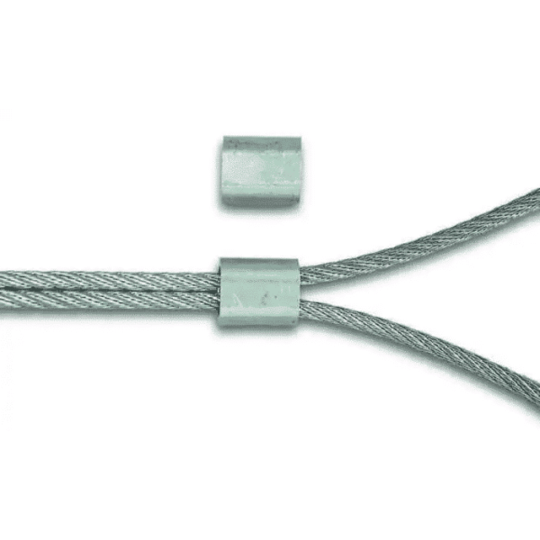 2 manchons aluminium diamètre 4mm