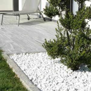 Galet Ultra-Blanc Sac De 20Kg 4-6Cm