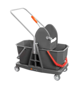 Chariot de ménage double seau 63x42x88 cm comet