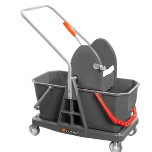 Chariot de ménage double seau 63x42x88 cm comet