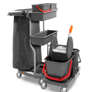 Chariot de ménage 67x102x102 cm comet