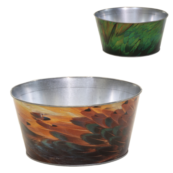 Pot De Fleur Bob Plume 25Cm 2 Assorti