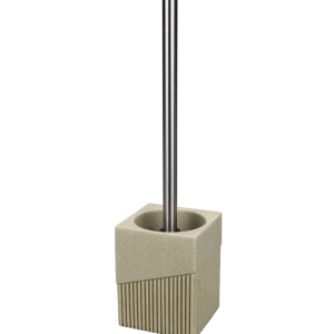 Brosse Wc Avec Support En Polyrésine Effet Pierre Naturelle Lusso