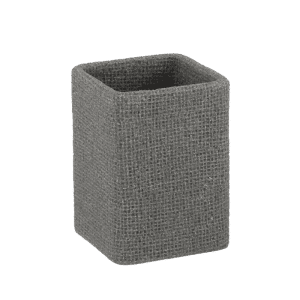 Gobelet En Polyresine Gris Lusso