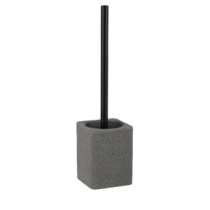 Brosse Wc Avec Support En Polyesine Gris Lusso