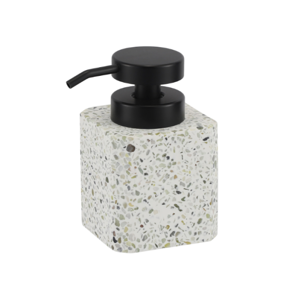Distributeur De Savon En Polyresine Effet Ciment Lusso