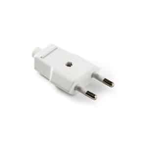 Fiche sans terre 10 A 250 v ivoire