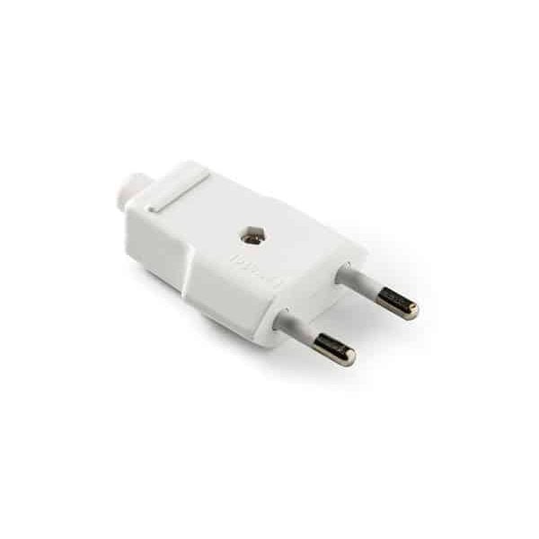 Fiche sans terre 10 A 250 v ivoire