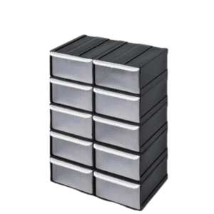 Outil tiroir noir 155 x 100 x 225 mm