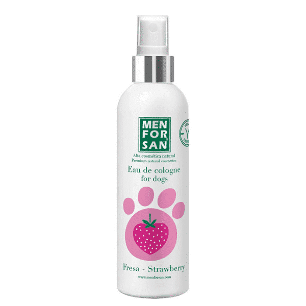 Eau de cologne parfum fraise pour chien  125ml