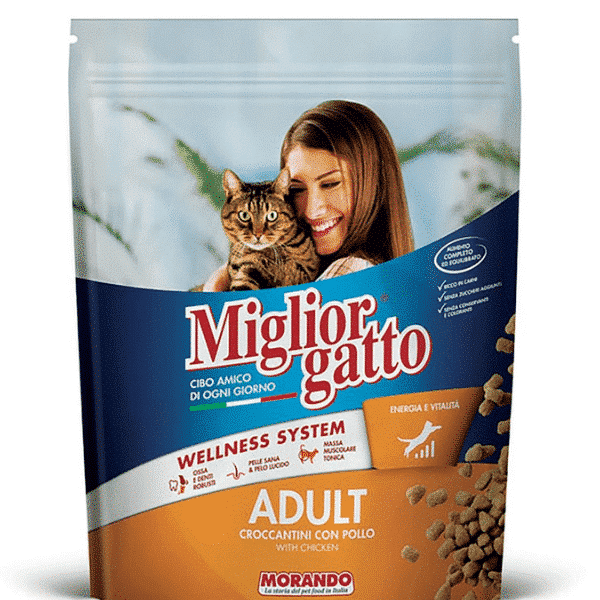 Croquettes pour chat adulte au poulet  400 g