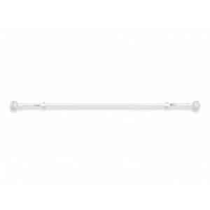 Kit tringle à rideaux extensible 120–210 cm ø19 mm embout zenitude blanc laqué