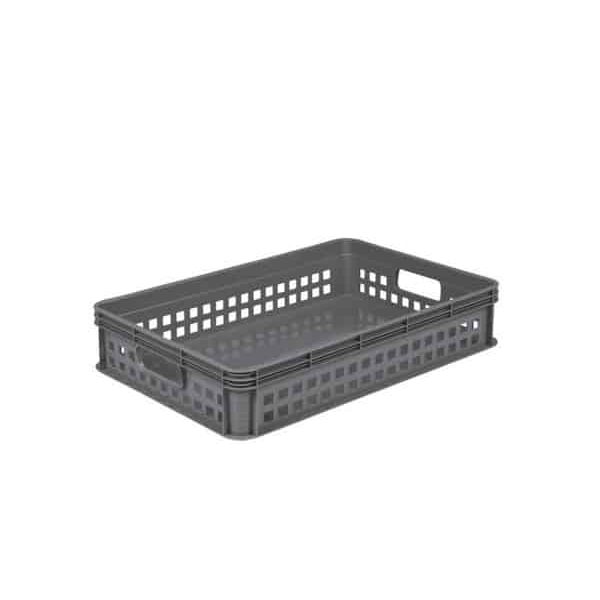 Bac Et Caisse De Rangement Eurobox 64L 60X40X32Cm Gris Clair