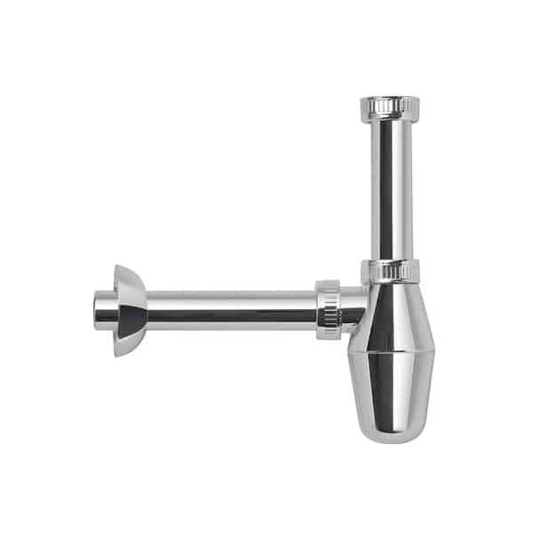 Siphon Bouteille Pour Lavabo Finition Métallisée