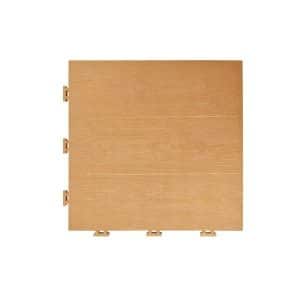Dalle Clic Deck Effet Bois 33 X 33 X 2 Cm