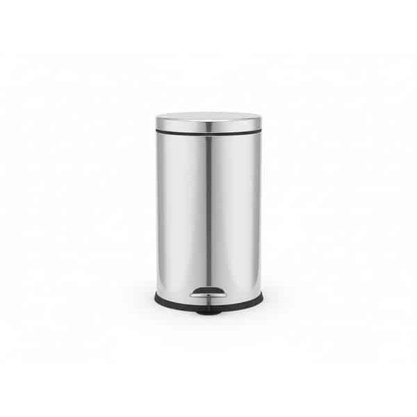 Poubelle À Pédale 30 L Inox