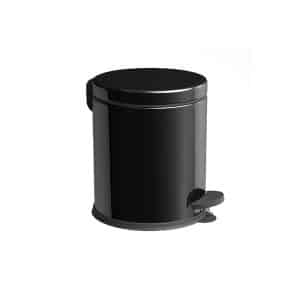 Poubelle À Pédale 5 L Couleur Noir