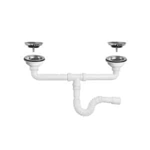 Tube Flexible Extensible Bi‑Voies Pour Double Drain